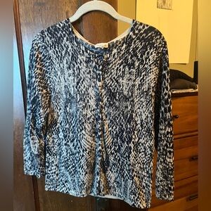 Garnet Hill Merino wool cardigan